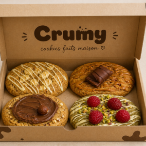 box de 4 cookies
