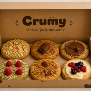 box de 4 cookies