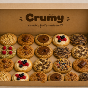 box de 4 cookies